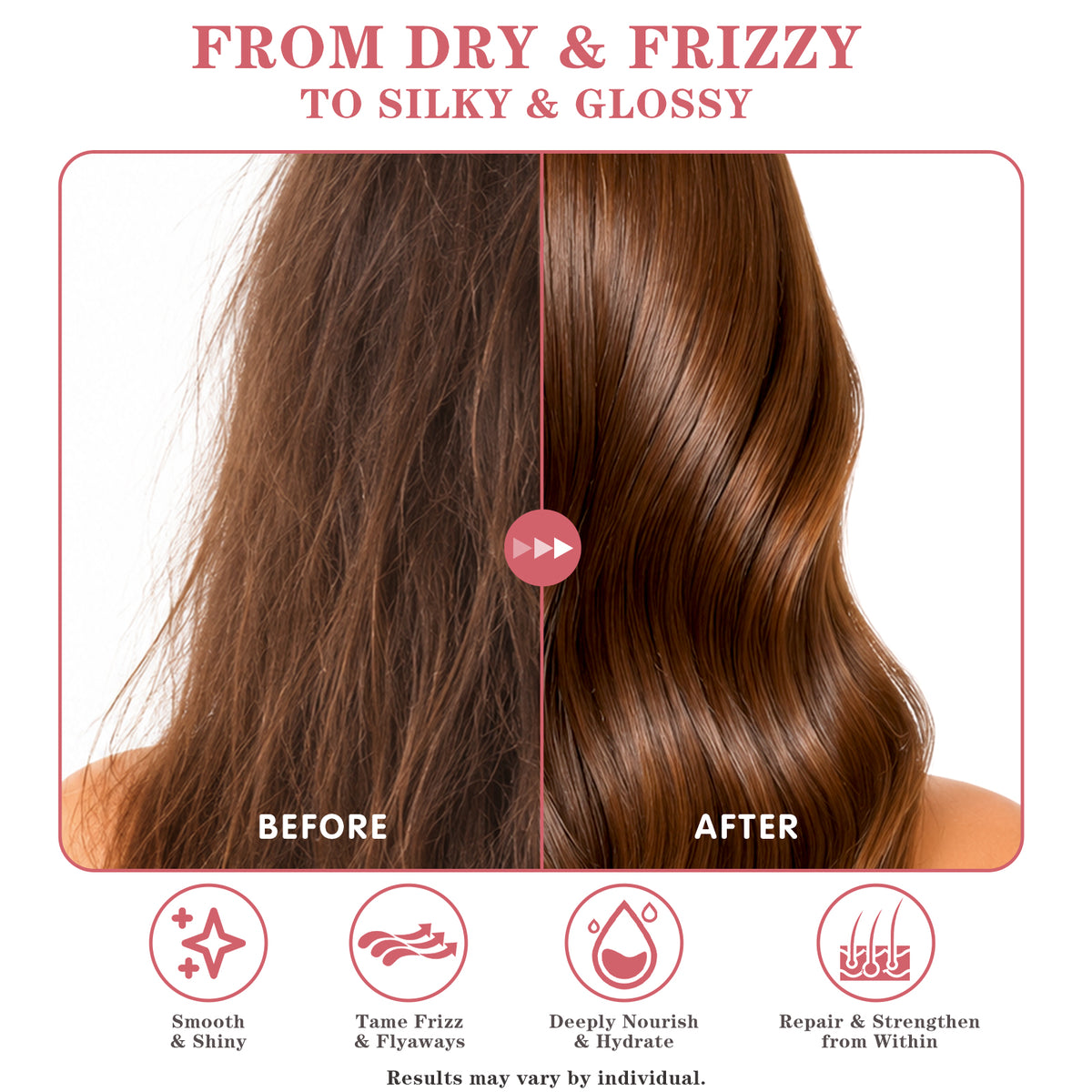 VYONNA Hair Perfume Oil,Leave-In Hair Serum with Argan Oil