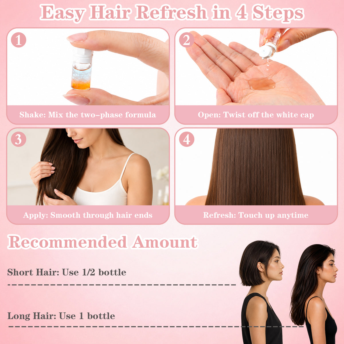 VYONNA Hair Perfume Oil,Leave-In Hair Serum with Argan Oil